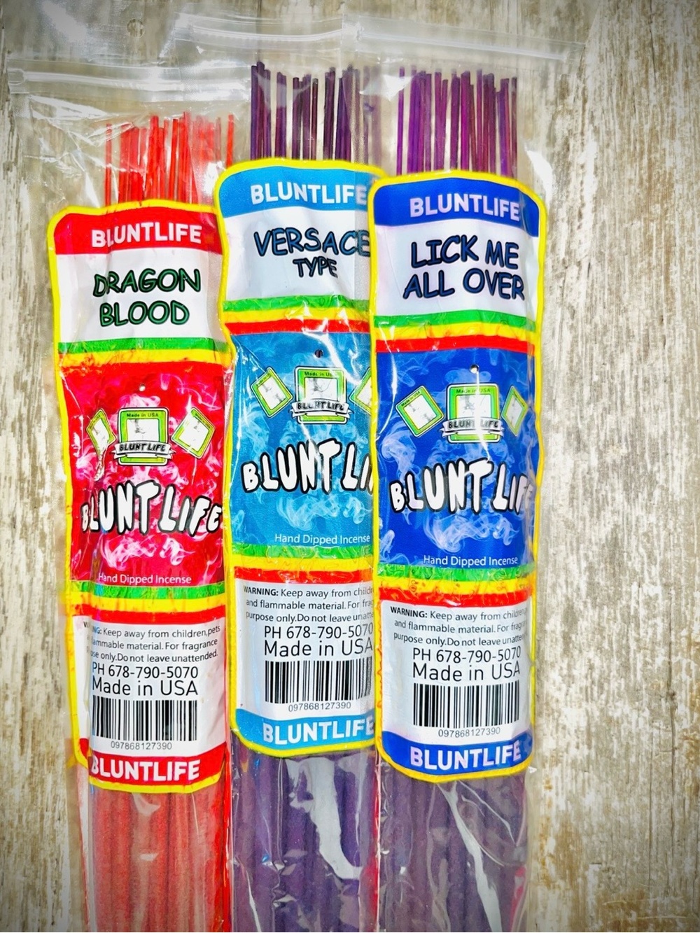 60 incense Sticks
x6 packs of BluntLife Incense
10 sticks per pk
60 sticks total - Picture 5 of 10